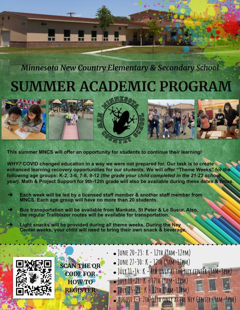 MNCS Summer Academic Program 2022
