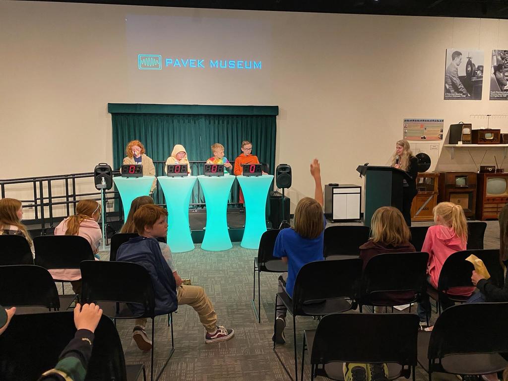 MNCS Elementary student participated in a game show at the Pavek Museum!
