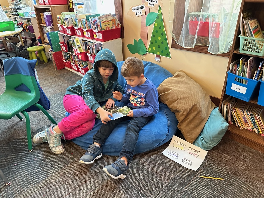 Find a cozy spot,  sit down with a good book, and read with a friend!