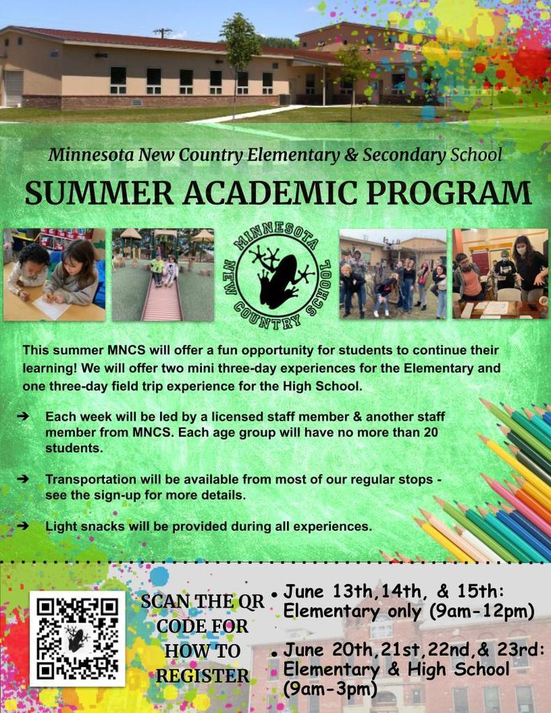 MNCS Summer Academic Program!