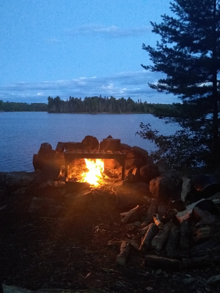 Campfire at BWCA
